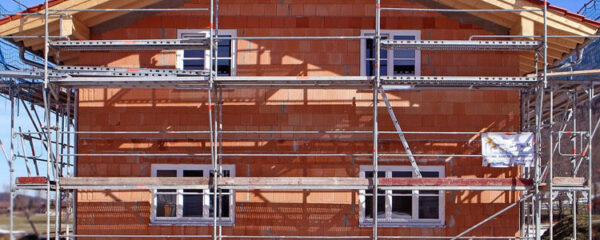 chantier de construction d'une maison